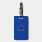 EU-vlag Bagagelabel (Achterkant verticaal)