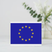 EU-vlag Briefkaart (Staand voorkant)