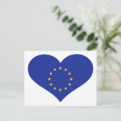 EU-vlag Briefkaart (Staand voorkant)