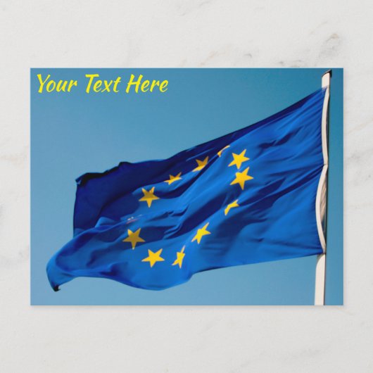  EU-vlag Briefkaart (Voorkant)