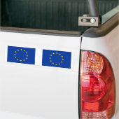 EU-vlag Bumpersticker (Op Truck)