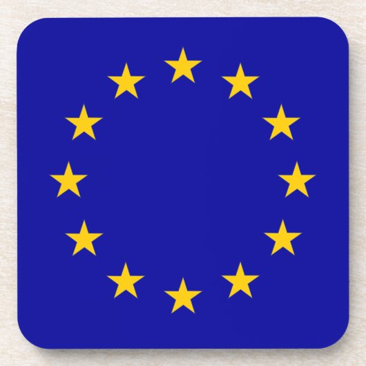 EU-vlag Drankjes Onderzetter (Voorkant)