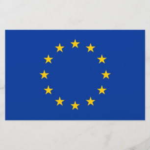 EU-vlag (Europa) Briefpapier
