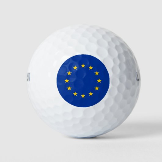 EU-vlag (Europa) Golfballen (Voorkant)