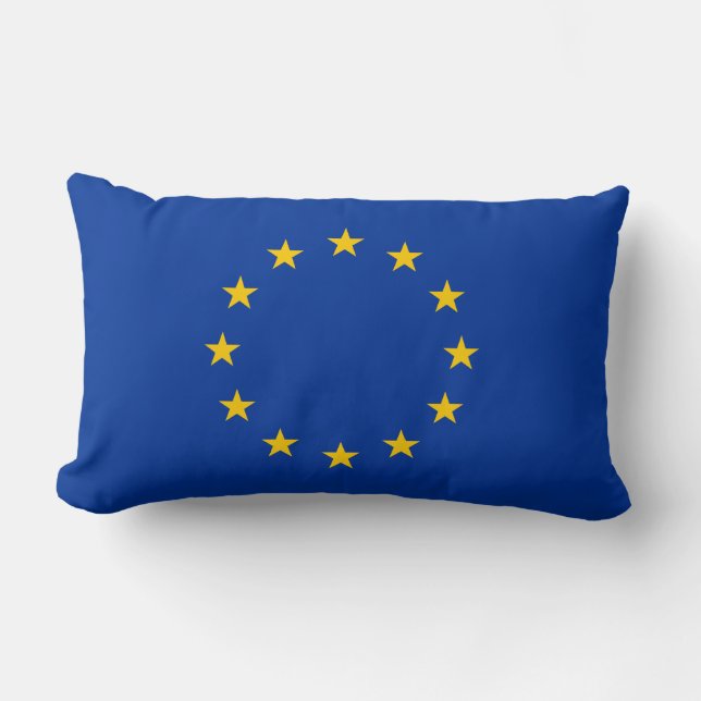 EU-vlag (Europa) Kussen (Voorkant)