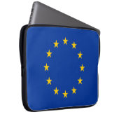 EU-vlag (Europa) Laptop Sleeve (Voorkant Rechts)