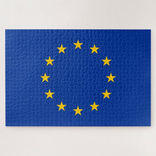 EU-vlag (Europa) Legpuzzel (Horizontaal)