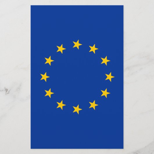 EU-vlag Flyer (Voorkant)