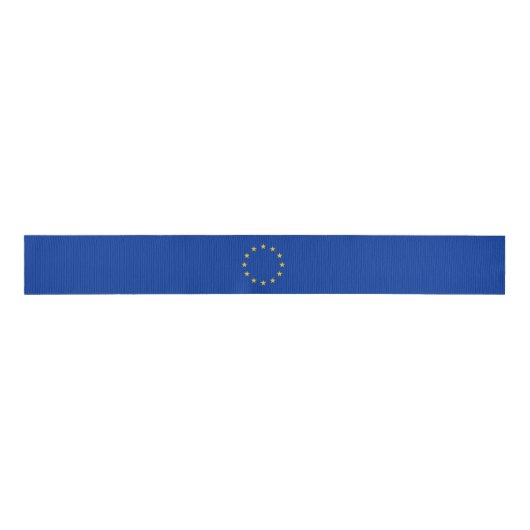 EU-vlag Grosgrain Lint (Voorkant)