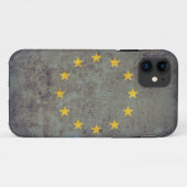 EU-vlag - Grunge Case-Mate iPhone Case (Achterkant (horizontaal))