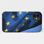 EU-vlag HD Case-Mate iPhone Case (Achterkant (horizontaal))