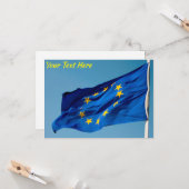 EU-vlag Kaart (Voorkant / Achterkant in situ)