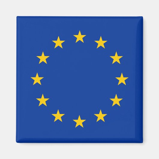 EU-vlag Magneet (Voorkant)