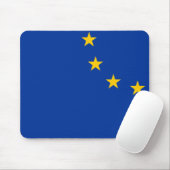 EU-vlag op Mousepad Muismat (Met muis)