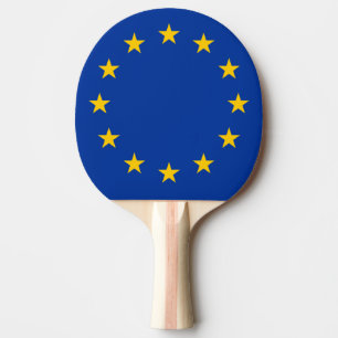EU-vlag pongpeddel EU-sterren Tafeltennisbatje