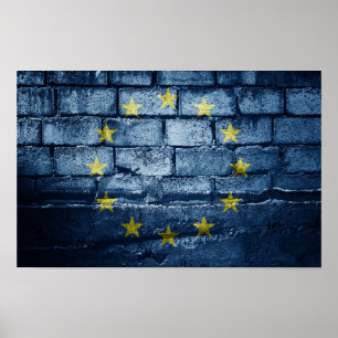 EU-vlag Poster