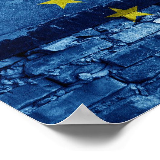 EU-vlag Poster (Hoek)