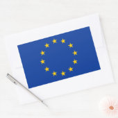 EU-vlag Rechthoekige Sticker (Envelop)