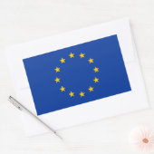 EU-vlag Rechthoekige Sticker (Envelop)