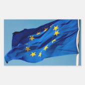 EU-vlag Rechthoekige Sticker (Voorkant)