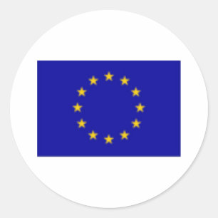 EU-vlag Ronde Sticker