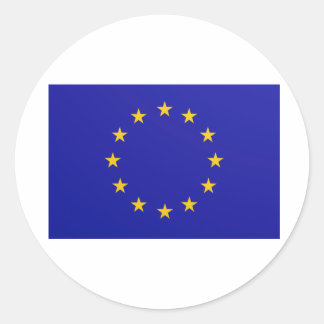 EU-vlag Ronde Sticker