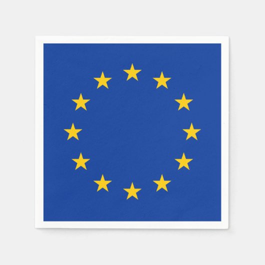 EU-vlag Servet (Voorkant)