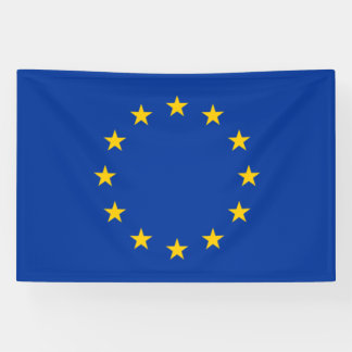EU-vlag Spandoek