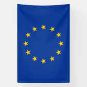EU-vlag Spandoek (Verticaal)