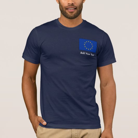 EU - vlag T-shirt (Voorkant)