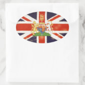  EU-wapenschild Ovale Sticker (Tas)