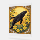 Eubalaena glacialis Et Fleurs Jaunes De Jasmin (Angle)