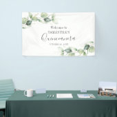 Eucalyptus 15th Birthday Greenery Quinceanera Spandoek (Beurs)