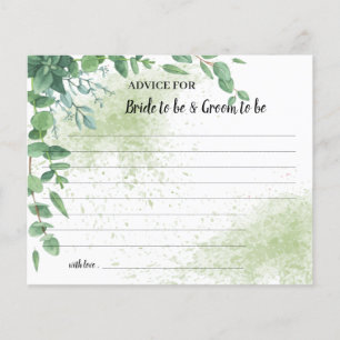 Eucalyptus Advies voor Koppel Bruidsfeest Kaart