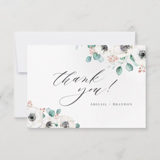 Eucalyptus anemone floral rustique merci (Devant)