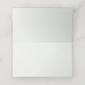 Eucalyptus Aquarelle Or Feuilles Cartes de Place (Intérieur déplié)