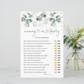 Eucalyptus Baby shower (Staand voorkant)