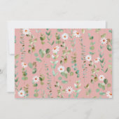 Eucalyptus Baby shower Bedankt (Achterkant)