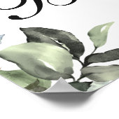 Eucalyptus Baby Shower Foto Prop Poster (Hoek)