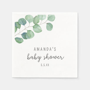 Eucalyptus - baby shower servet