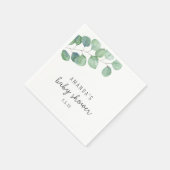 Eucalyptus - baby shower servet (Hoek)