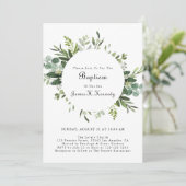 Eucalyptus Baptême de verdure Invitations (Debout devant)