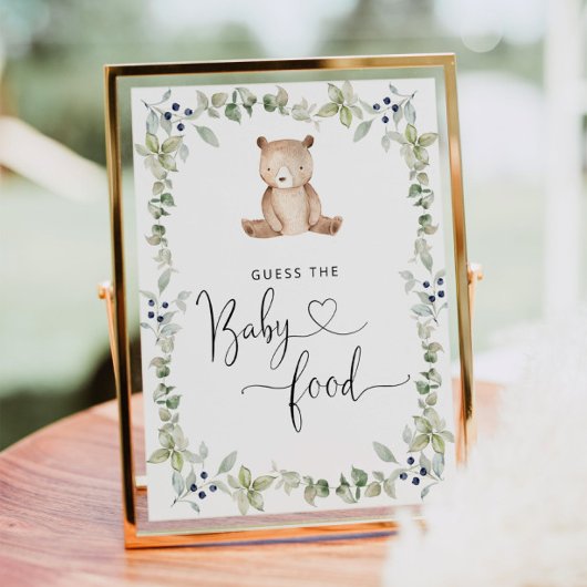 Eucalyptus beer raadt het baby voedsel poster