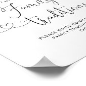 Eucalyptus beer tradities baby shower poster (Hoek)