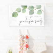 Eucalyptus Bienvenue à Nom Bannière de la fête de  (En situation)