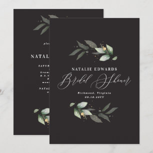 Eucalyptus Black gold vrijgezellenfeest Save The Date