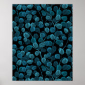 eucalyptus_blauw poster (Voorkant)