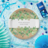 Eucalyptus Bloem Papieren Bordje (Feest)