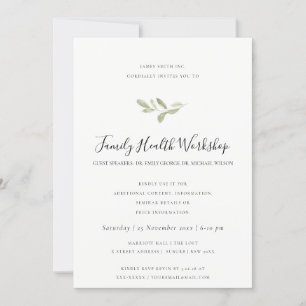 EUCALYPTUS BLUSH ROOS KRAFT NAVY WORKSHOP EVENT KAART