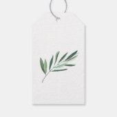 Eucalyptus Botanical Greenery Leaves Wedding Cadeaulabel (Achterkant)